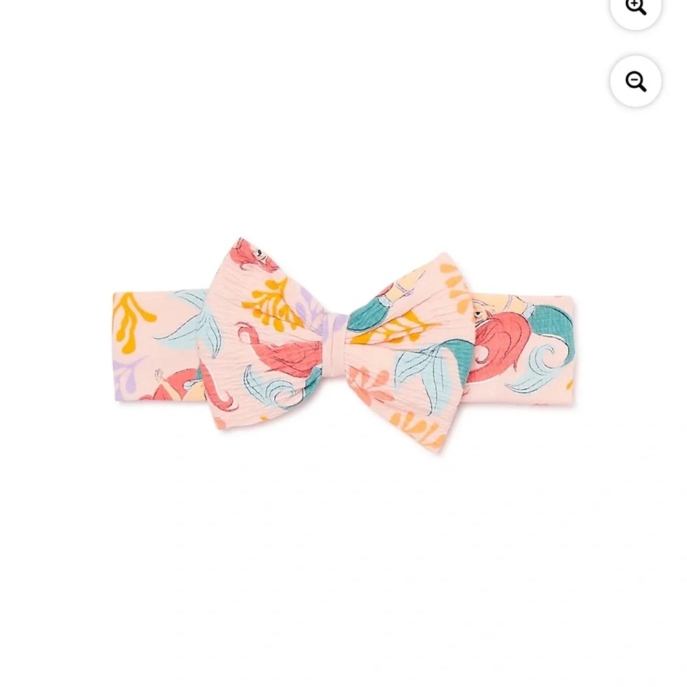 Disney Little Mermaid Lavender and Coral Girls Matching Set Bubble and dress